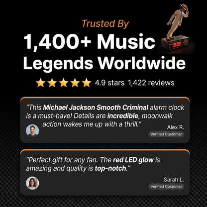 Michael Jackson Digital Alarm Clock